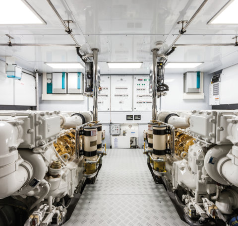 Accessible engine rooms